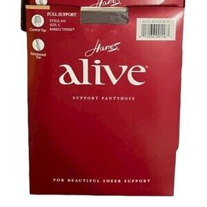 Hanes Full Support Control Top Pantyhose 810, Barely There